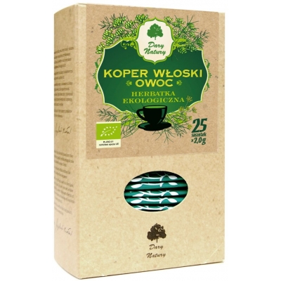 HERBATKA Z OWOCU KOPRU WŁOSKIEGO BIO (25 x 2 g) 50 g - DARY NATURY