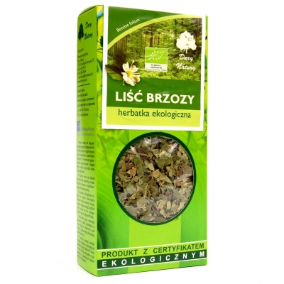 HERBATKA LIŚĆ BRZOZY BIO 50 g - DARY NATURY