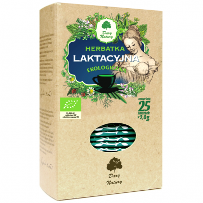 HERBATKA LAKTACYJNA BIO (25 x 2 g) 50 g - DARY NATURY