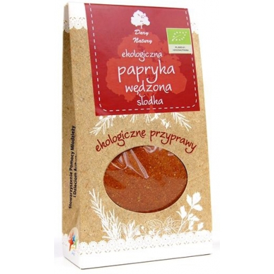 PAPRYKA WĘDZONA SŁODKA BIO 50 g - DARY NATURY