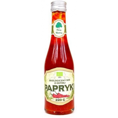 SOS Z OSTREJ PAPRYKI CHILI BIO 220 g - DARY NATURY