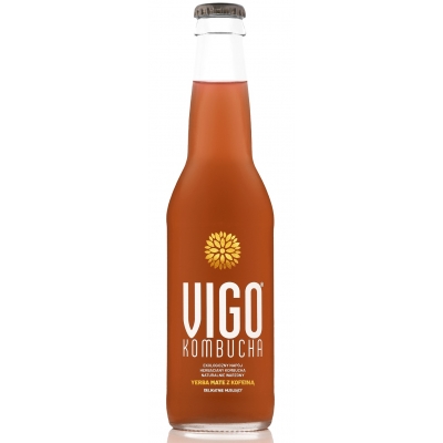 KOMBUCHA Z YERBĄ MATE BEZGLUTENOWA BIO 330 ml - VIGO