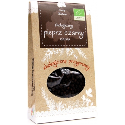 PIEPRZ CZARNY ZIARNO BIO 50 g - DARY NATURY