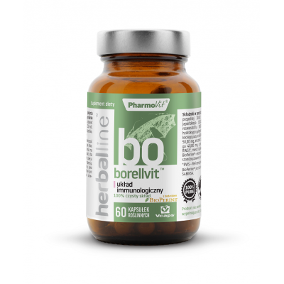 KAPSUŁKI NA UKŁAD IMMUNOLOGICZNY (BORELLVIT) 60 szt. (29,59 g) - PHARMOVIT (HERBALLINE)