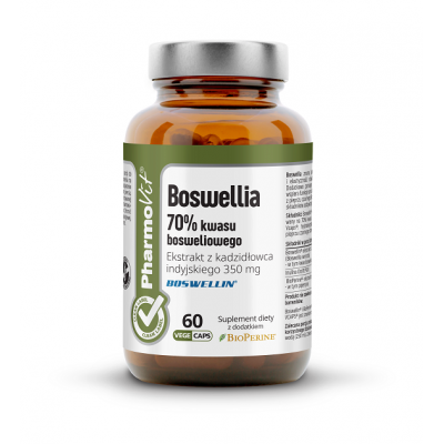 BOSWELLIA BEZGLUTENOWA 60 KAPSUŁEK 33,09 g - PHARMOVIT (CLEAN LABEL)