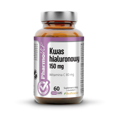 KWAS HIALURONOWY 60 KAPSUŁEK 33,78 g - PHARMOVIT (CLEAN LABEL)