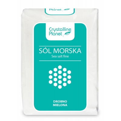 SÓL MORSKA DROBNO MIELONA 600 g - CRYSTALLINE PLANET