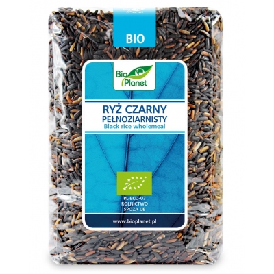 RYŻ CZARNY PEŁNOZIARNISTY BIO 1 kg - BIO PLANET