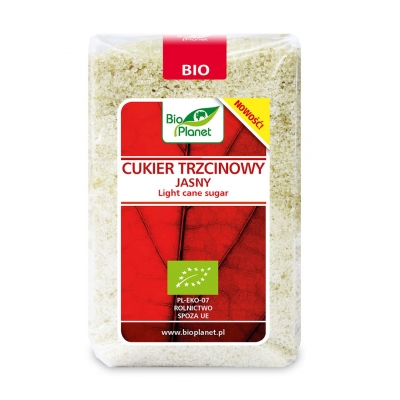 CUKIER TRZCINOWY JASNY BIO 500 g - BIO PLANET