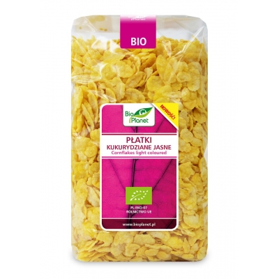 PŁATKI KUKURYDZIANE JASNE BIO 250 g - BIO PLANET