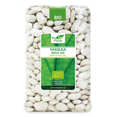 FASOLKA BIAŁA JAŚ BIO 1 kg - BIO PLANET