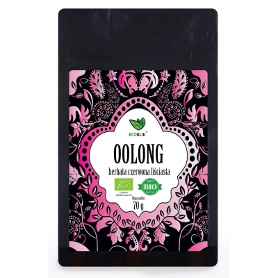 HERBATA CZERWONA OOLONG BIO 70 g - ECOBLIK