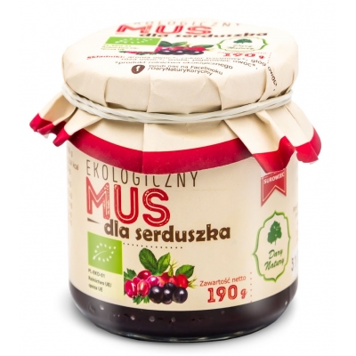 MUS DLA SERDUSZKA BIO 190 g - DARY NATURY