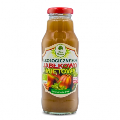 SOK JABŁKOWO - MIĘTOWY NFC BIO 270 ml - DARY NATURY