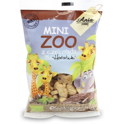 CIASTKA Z CZEKOLADĄ MINI JUNGLE BIO 100 g - BIO ANIA