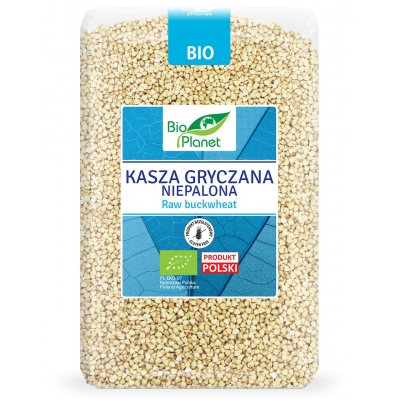 KASZA GRYCZANA NIEPALONA BEZGLUTENOWA BIO 2 kg - BIO PLANET