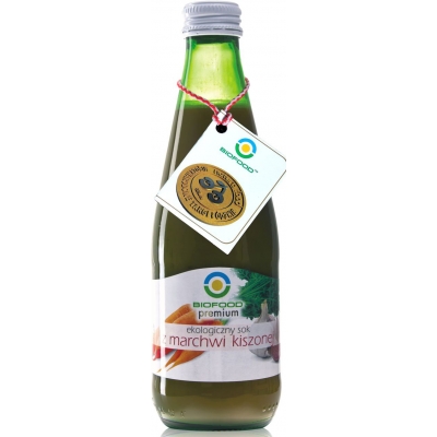 SOK Z MARCHWI KISZONEJ NFC BEZGLUTENOWY BIO 300 ml - BIO FOOD