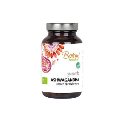 AJURWEDA ASHWAGANDHA BIO 250 TABLETEK 125 g - BATOM