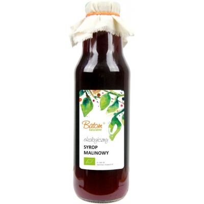 SYROP MALINOWY BIO 750 ml - BATOM