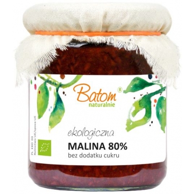 MALINA 80 % B/C BIO 260 g - BATOM