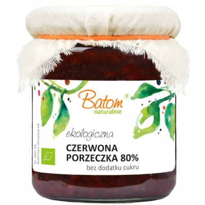 CZERWONA PORZECZA 80% B/C BIO 260 g - BATOM