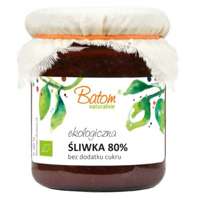 ŚLIWKA 80 % B/C BIO 260 g - BATOM