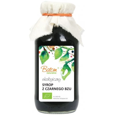 SYROP Z CZARNEGO BZU BIO 330 ml - BATOM