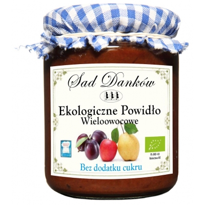 ŚLIWKA - JABŁKO - GRUSZKA B/C BIO 270 g - SAD DANKÓW