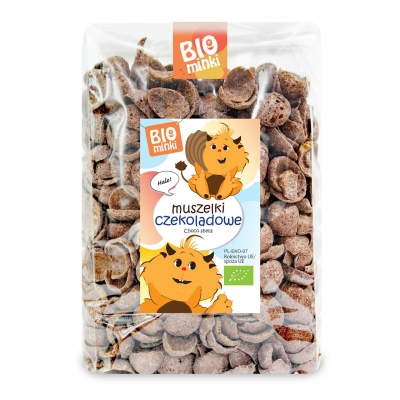 MUSZELKI O SMAKU CZEKOLADOWYM BIO 300 g - BIOMINKI