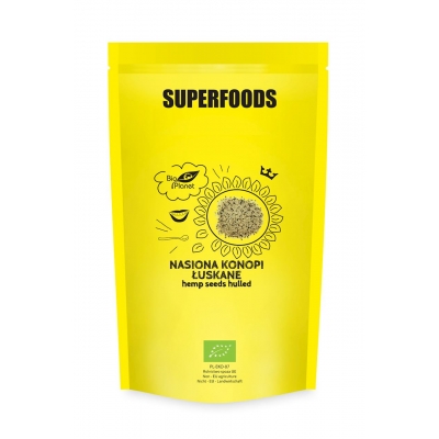 NASIONA KONOPI ŁUSKANE BIO 600 g - BIO PLANET