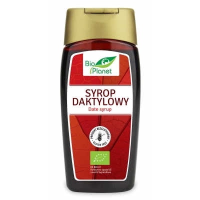 SYROP DAKTYLOWY BEZGLUTENOWY BIO 250 ml (340 g) - BIO PLANET