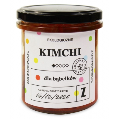 KIMCHI DLA BĄBELKÓW BIO 300 g - ZAKWASOWNIA