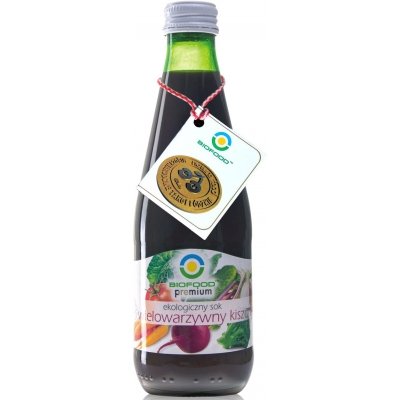 SOK WIELOWARZYWNY KISZONY NFC BEZGLUTENOWY BIO 300 ml - BIO FOOD