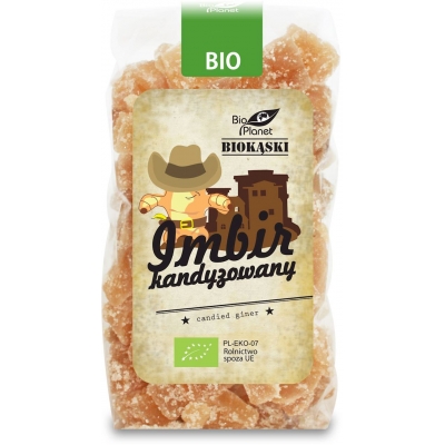 IMBIR KANDYZOWANY BIO 400 g - BIO PLANET