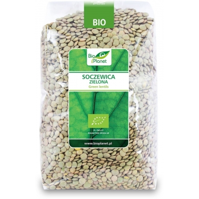 SOCZEWICA ZIELONA BIO 1 kg - BIO PLANET