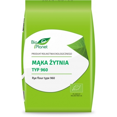 MĄKA ŻYTNIA TYP 960 BIO 1 kg - BIO PLANET