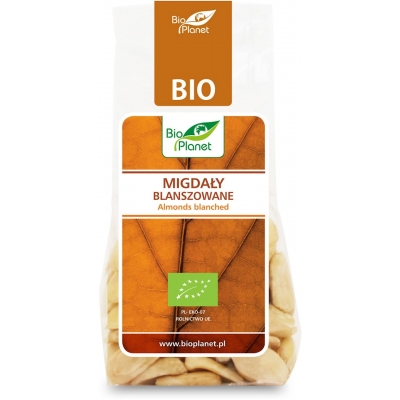 MIGDAŁY BLANSZOWANE BIO 100 g - BIO PLANET