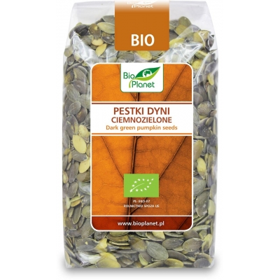 PESTKI DYNI CIEMNOZIELONE BIO 350 g - BIO PLANET