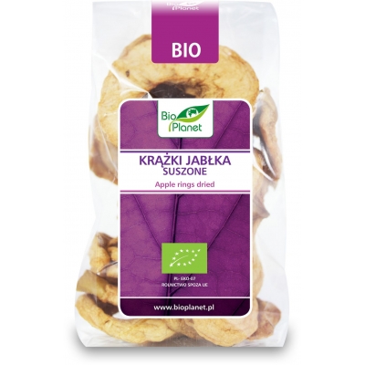 KRĄŻKI JABŁKA SUSZONE BIO 100 g - BIO PLANET