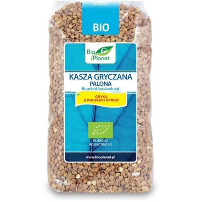 KASZA GRYCZANA PALONA BIO 500 g - BIO PLANET