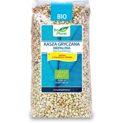 KASZA GRYCZANA NIEPALONA BEZGLUTENOWA BIO 500 g - BIO PLANET