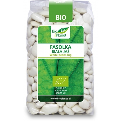 FASOLKA BIAŁA JAŚ BIO 400 g - BIO PLANET