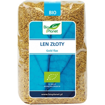 LEN ZŁOTY BIO 400 g - BIO PLANET