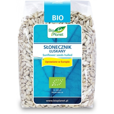 SŁONECZNIK ŁUSKANY BEZGLUTENOWY BIO 250 g - BIO PLANET