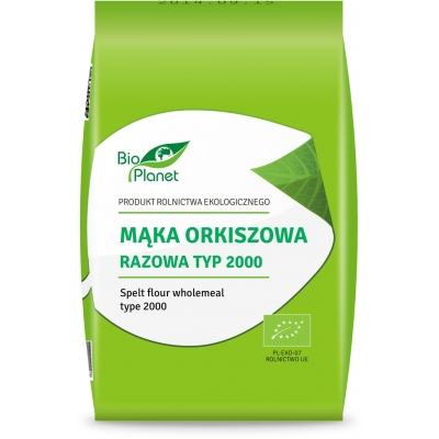 MĄKA ORKISZOWA RAZOWA TYP 2000 BIO 1 kg - BIO PLANET