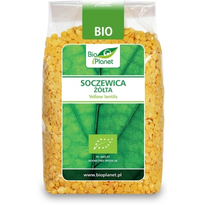 SOCZEWICA ŻÓŁTA BIO 400 g - BIO PLANET