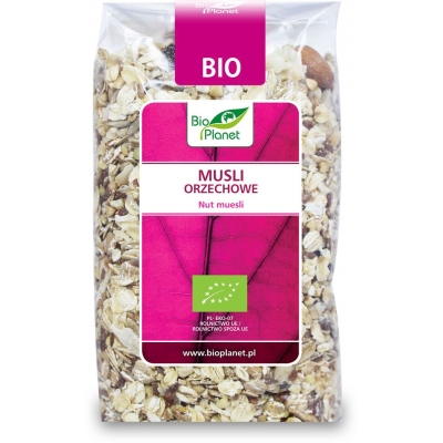 MUSLI ORZECHOWE BIO 300 g - BIO PLANET