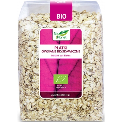 PŁATKI OWSIANE BŁYSKAWICZNE BIO 600 g - BIO PLANET