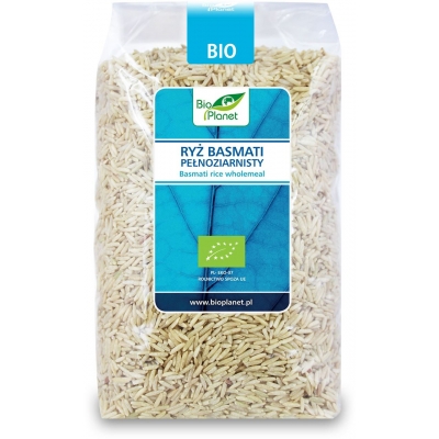 RYŻ BASMATI PEŁNOZIARNISTY BIO 1 kg - BIO PLANET