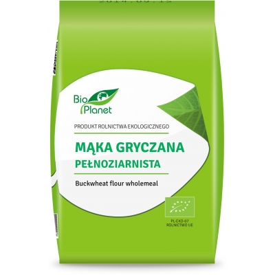 MĄKA GRYCZANA PEŁNOZIARNISTA BIO 1 kg - BIO PLANET